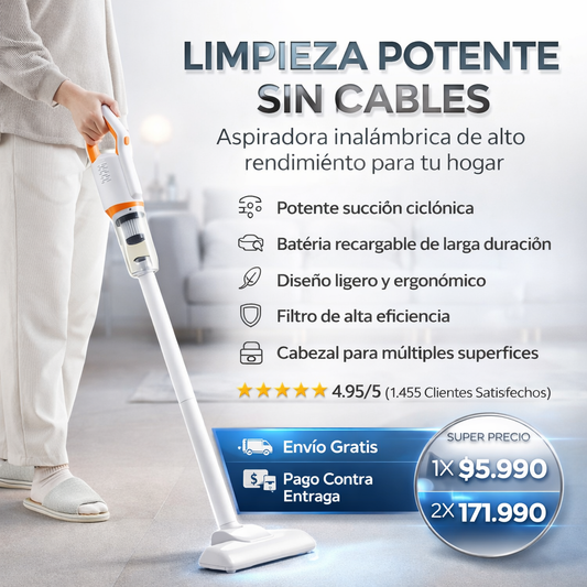 ASPIRADORA INALAMBRICA RECARGABLE 3 EN 1 PREMIUM