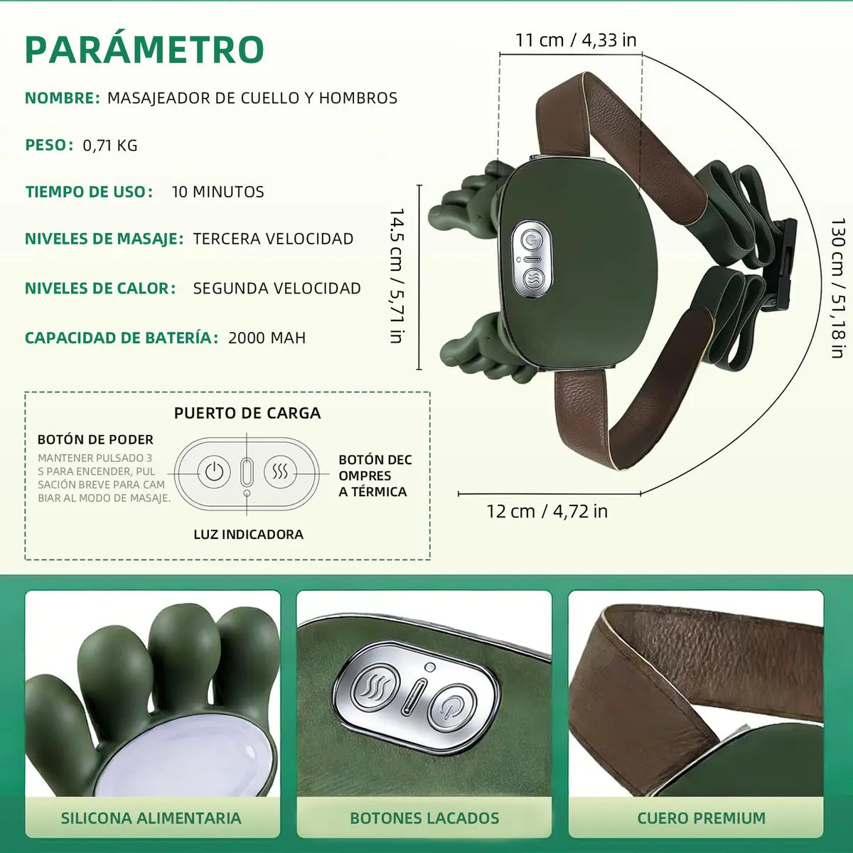 MASAJEADOR INTELIGENTE MULTIFUNCIONAL