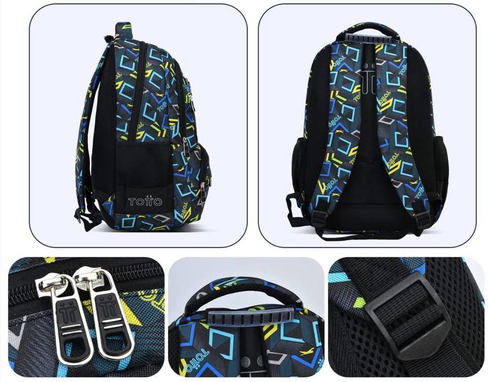 KIT MALETA ESCOLAR TOTTO X 3