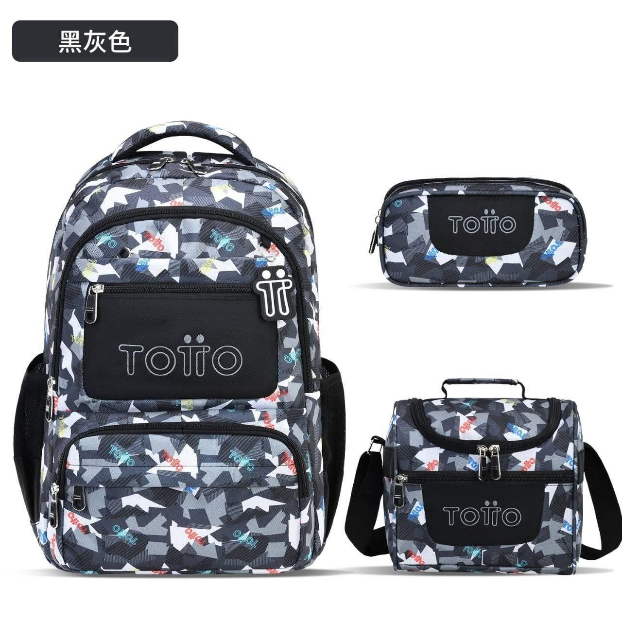KIT MALETA ESCOLAR TOTTO X 3