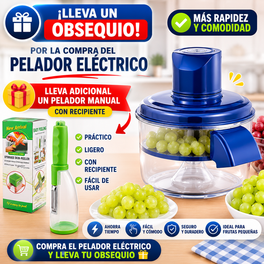 PICADOR PELADOR DE VERDURAS ELECTRICO